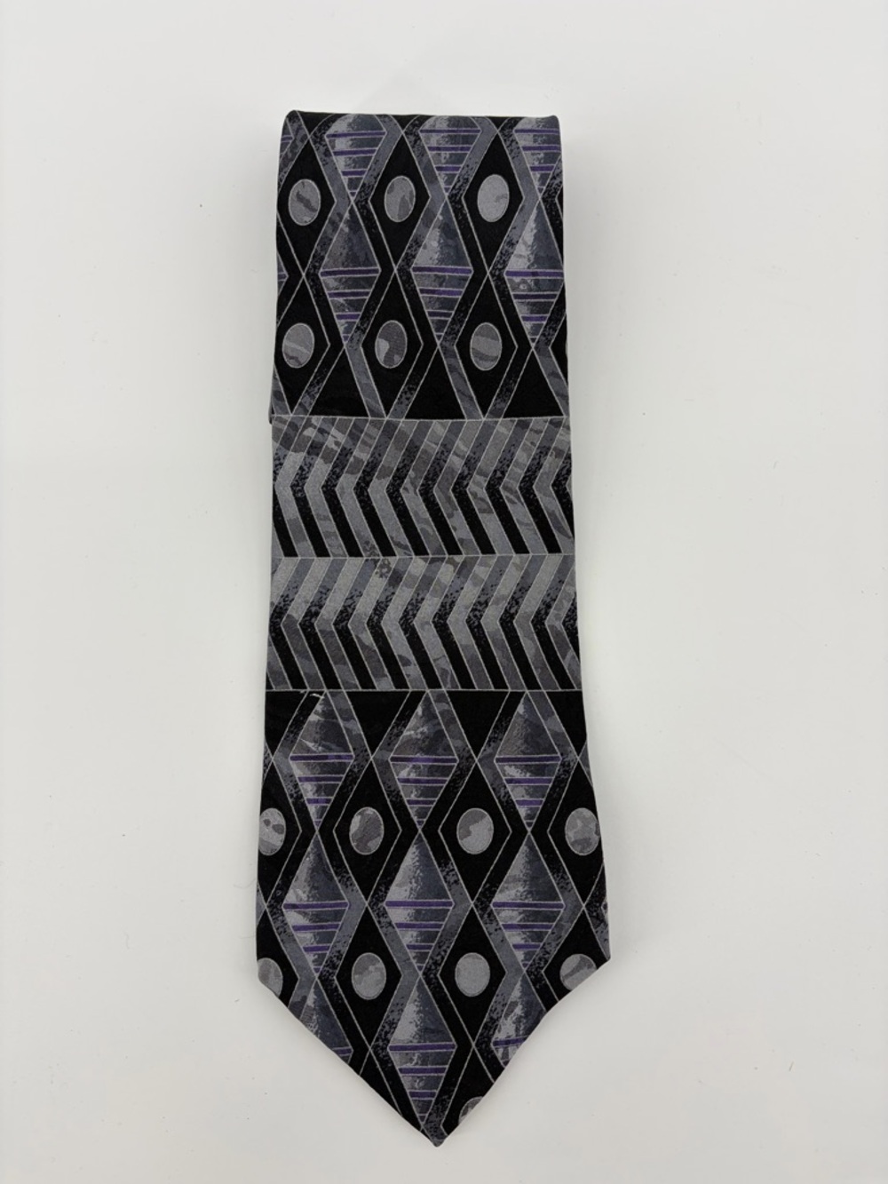 Conte di‎ Milano Mens Necktie 100% Imported Silk Printed In Italy